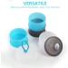 Vicloon Baby Milk Powder Dispenser - 4 Layer Portable Container for Kids - Stackable Snack Storage - Gray & Blue - Buy Online on SooperMarket.com