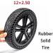Wheelchair Front Wheel 12 1/2X2 1/4 (62-203) Wheelchair Front Wheel Replacement Wheel Electric Wheelchair Accessories Rubber Solid Drive Wheel 12" Honeycomb Fronter/(1 Count) - Buy Online on SooperMarket.com
