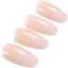 Brishow Short Fake Nails Peach Gradient Ballerina - 24pcs Full Cover Acrylic Stick on Nails for Women and Girls - Buy Online on SooperMarket.com
