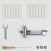 Buy Lion's Den Chrome Starter Set | Mediterranean Salt Shower - Elevate Your Shower Experience | International Shipping Available - Buy Online on SooperMarket.com