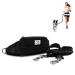 One Trail Hands Free Dog Lead | Durable Bungee Leash With No-Bounce Pack (Large Dog Black) Large Dog Black