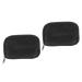 KALLORY 4 Pcs Blood Meter Storage Bag Zipper Storage Bags Meter Case Carrying Bag Medical Blackx2pcs 13x8.5cmx2pcs
