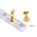 Acrylic Nail Display Stand Set - Training Fingernail Holder for Manicure Tools (Gold & Silver) | Perfect for Salons & DIY - Buy Online on SooperMarket.com
