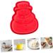 HOMSFOU 4 Pcs Baking Mold DIY Hand Press Cookie Silicone Deer Christmas Chocolate Molds Cookie Mold De para Gelatinas Homemade Cake Mold Non Stick Fondant Mold Silica Gel - Buy Online on SooperMarket.com