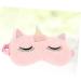Child's Pink Embroidered Eye Mask with Makeup Eyeshadow Design - 1 Count - Buy Online on SooperMarket.com