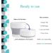 PurePail Go Portable Diaper Pail White Superior Odor Control with No Added Fragrance Collapses for On-the-Go Compact & Space-Saving Go Pail - Buy Online on SooperMarket.com
