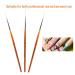 Nail Art Drawing Line Brush - UV/LED Painting & Builder Tips for Perfect Nails - International Shipping - Buy Online on SooperMarket.com