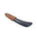 Crapyt Stainless Steel Shoehorn Black with Brown Leather Handle Hardware Home Office Portable Lightweight Compatible Metal for Senior Men Women Children Shoe Helper Stick 1 PCS Length:17cm/6.69 inch
