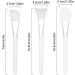 Dajidafu Brush Facial Mask Silicone White Professional Cutter-Type Tongue-Type Brushes Mud Cream Care Tool DIY Soft Beauty Tongue Shape - Buy Online on SooperMarket.com