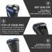 GeRRiT Electric Shavers for Men - Waterproof Rotary 3D Floating Razor & Beard Trimmer | Rechargeable Professional Shaving - Buy Online on SooperMarket.com