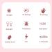 Mini Pink USB UV LED Nail Dryer 16W Portable Rose Shape Gel Nail Lamp | Button Model for Gel Nails Polish Manicure | Nail Art Tools Accessories - Buy Online on SooperMarket.com