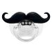 Ventdouce Schnuller for newborn funny pacifier for 0 6 months mustache pacifier teeth binky gift pacifier for boys and girls black C: curly Beard