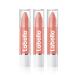 Labello Lips2kß Color Lip Balm Rosy Nude in a 3 -way pack (3x 3G) lip care with intensive color lipstick with real Labello care nude