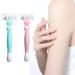 Vctitil Hair Removal Razor Holder - 1 Piece with 4 Stainless Steel Blades Anti-Slip Handle Manual Forearm Hair Trim - Green - Buy Online on SooperMarket.com
