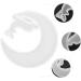 STOBOK Silicone Mold Tool Tray Jewelry Tray Resin Casting Molds Silica Moon Shaped Mold Supplies Self Made White 13.5X12CM - Buy Online on SooperMarket.com