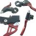 Lomodo 4-Piece Bicycle Brake Accessories: V-Brake Handlebar Aluminium Alloy Levers & Brake Wire for Mountain/Road/MTB Bike - Red - Buy Online on SooperMarket.com