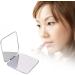 Folding Pocket Mirror Portable Makeup Mirror Stainless Steel Cosmetic Mirror Double Sided Square Mirror for Handbag Purse Pocket Compact - Buy Online on SooperMarket.com