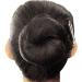 KKTech Pack of 15pcs Hair Nets Invisible Elastic Edge Mesh Hairnet 50cm(15pcs) (Black)