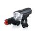 Luxtra bicycle lamps set battery operations 40 lux eco stvzo compatible bicycle light with front light and rear light - bike light - bicycle accessories - bicycle light set