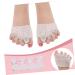 Healvian 2pcs Rubber Toe Spacers Set - Silicone Toe Stretcher & Separator for Bunions, Hammer Toe Straightener & Protector - Orthotic Toe Spreader Kit - Buy Online on SooperMarket.com