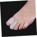 PLAFOPE 10pcs Silicone Toe Covers & Separators - Big Toe Protectors for Men - Mild White - 3x2.5cm - Buy Online on SooperMarket.com