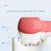 Kids U-Shaped Toothbrush - Food Grade Soft Silicone Brush Head 360 Oral Teeth Cleaning Design for Toddlers and Children Pink Red Ellipse - Buy Online on SooperMarket.com