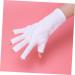 minkissy 3 Pairs Gloves Nail Shield Glove Cotton Glove Chinese Wooden Pillow Silicone Ear Display Glove Manicure Glove Sun Protection White - Buy Online on SooperMarket.com