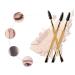 Buy 1PC Bamboo Handle Duo Eyebrow Brush & Mascara Brush - Eco-Friendly Makeup Tool for Women & Girls - Perfect Eyebrow Comb for Flawless Makeup - Buy Online on SooperMarket.com