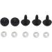 50pcs 15mm Black Plastic Safety Eyes with Washers for Dolls, Puppets, Plush Animals - DIY Craft Supplies - Buy Online on SooperMarket.com