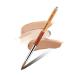 Aokitec Kolinsky Acrylic Nail Brush #12 Sable Acrylic Brush for Nails Wood Nail Art Brush for Acrylic Application Manicure Tool Size 12