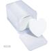 Buy 200 Pcs Heart Shape Eyelash Glue Cleaning Cotton Pads White Fabric Wipes for Nail Polish & Makeup Removal (4.8x4.8cm - Buy Online on SooperMarket.com