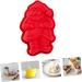 PRETYZOOM 2 Pcs Baking Mold Christmas Cookie Shape Christmas Resin Moulds Xmas Silicone Xmas Embossing Silicone Christmas Chocolate Molds Sandwich Xmas Molds Candle Silica Gel Fudge 18.2X11.5X3CM As Shown - Buy Online on SooperMarket.com