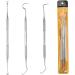 RHXWFDG 3 Pcs Pet Tooth Scaler Cleaning Kit Dog Dental Tooth Scaler Stainless Double Headed Tarter Remover Pet Dental Tools Pet Teeth Cleaning Tools for for Dogs Cats - Buy Online on SooperMarket.com