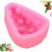 MAGICLULU Soap Mold Triangle Mold Sushi Mold Maker Capacillos para Cupcake Silicone Baking Molds Silicone Cheese Mold Cookie Mold Silicone Candy Mold Cakes Chocolate France 3D Pink - Buy Online on SooperMarket.com