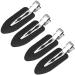 U-K Deft and Attractive No Bend Clips No Kink Hair Clips Hairdressing Pin Clips Makeup Application Clips Women and Girls Headwear Styling Tools Hair Accessories Black
