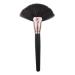 Glamza Face Makeup Fan Brush Large Black/Gold