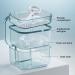 Three Layers Denture Box with Strainer Denture Box for Soaking Dentures and Storage Mouthguards Clear Dentures Braces Case for Daily Travel Cleaning(Blue) - Buy Online on SooperMarket.com