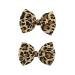Zac's Alter Ego Satin Leopard Print Bows