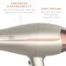 INFINITIPRO BY CONAIR Frizz Free Pro Hair Dryer - 2x Shine, 3x Frizz Control (Full Size) - Buy Online on SooperMarket.com