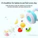 4 Babies Fruit & Vegetable Bites - Happy Cartoon Piglet Chews | Healthy Food Supplement for Kids - Buy Online on SooperMarket.com
