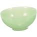 2-Piece Green Terrarium Bowls for Men's Care | Decorative Soap & Shaving Bowl - Jade Glass Containers 11.5x11.5x5cm - Buy Online on SooperMarket.com