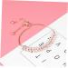 PACKOVE High-end Simple Bracelet Adjustable Bracelet Metal Bracelets Enamel Teakettle World Map Wall Clock Crystal Bracelet Tennis Wristband Bracelets for Girls Accessories Zircon Wedding - Buy Online on SooperMarket.com