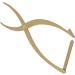 Microblading Eyebrow Ruler Eyebrow Stencil Ruler 3 Point Positioning for Salon (Gold) - Buy Online on SooperMarket.com