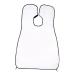 predolo Beard Shaving Bib The Trimming Apron Beard Apron Beard Care Cape Apron Catcher White