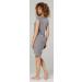 Happy Mama Maternity Nursing Nightdress Shirt Gown - Steel & Grey Melange - Buy Online on SooperMarket.com
