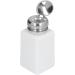 Haofy Press-Type Dispenser Pump with 200ml Capacity Featuring an ESD Static Stainless Steel Lid for Dispensing Acetone IPA Solvent Oil Press Type Dispenser Pump with (White) - Buy Online on SooperMarket.com
