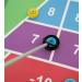 HearthSong Shuffle Zone Shuffleboard Family Game Set - 13ft Mat, 2 Cues, 8 Pucks - Buy Online on SooperMarket.com