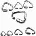 Long Buy 2Pcs 316 Stainless Steel Delta Quick Link 5/32"(4mm) - 3/8"(10mm) Marine Grade Triangle M5 3/16" - Buy Online on SooperMarket.com