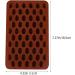 HOMSFOU 8 Pcs Chocolate Mold Cookie Baking Candy Making Molds Maple Leaf Mold Silicone Chocolate Rose Chocolate Silicone Cookie Mini Semi Sphere Silicone Mold 3D Chewing Gum Spherical 18.5X11CMx4pcs Light Brown 1x4pcs - Buy Online on SooperMarket.com