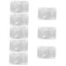 Balacoo 8 Sets Lip Brush Lipstick for Women Silicone Facial Cleansing Brush Cleaning Beauty Tool Makeup Tools Beauty Tools Silicone Lip Balm Brush White Make up Lip Mask Miss